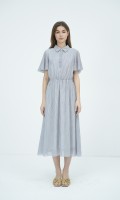 SIXDO Woven Flared Dress for Women